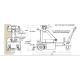Tire remorque motorisé DJ PRODUCTS 36V / 1100 kg