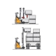Location chariot mât rétractable PPS OMG 1600 Kg