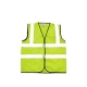 Gilet jaune avec bandes réfléchissantes