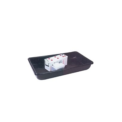 Collecteur noir de forme rectangle