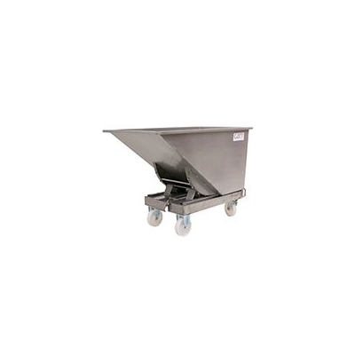 Benne auto basculante en acier inoxydable