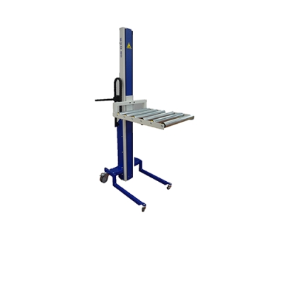 Gerbeur semi-électrique avec plateau en aluminium